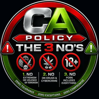 CA Policy: the 3 no's