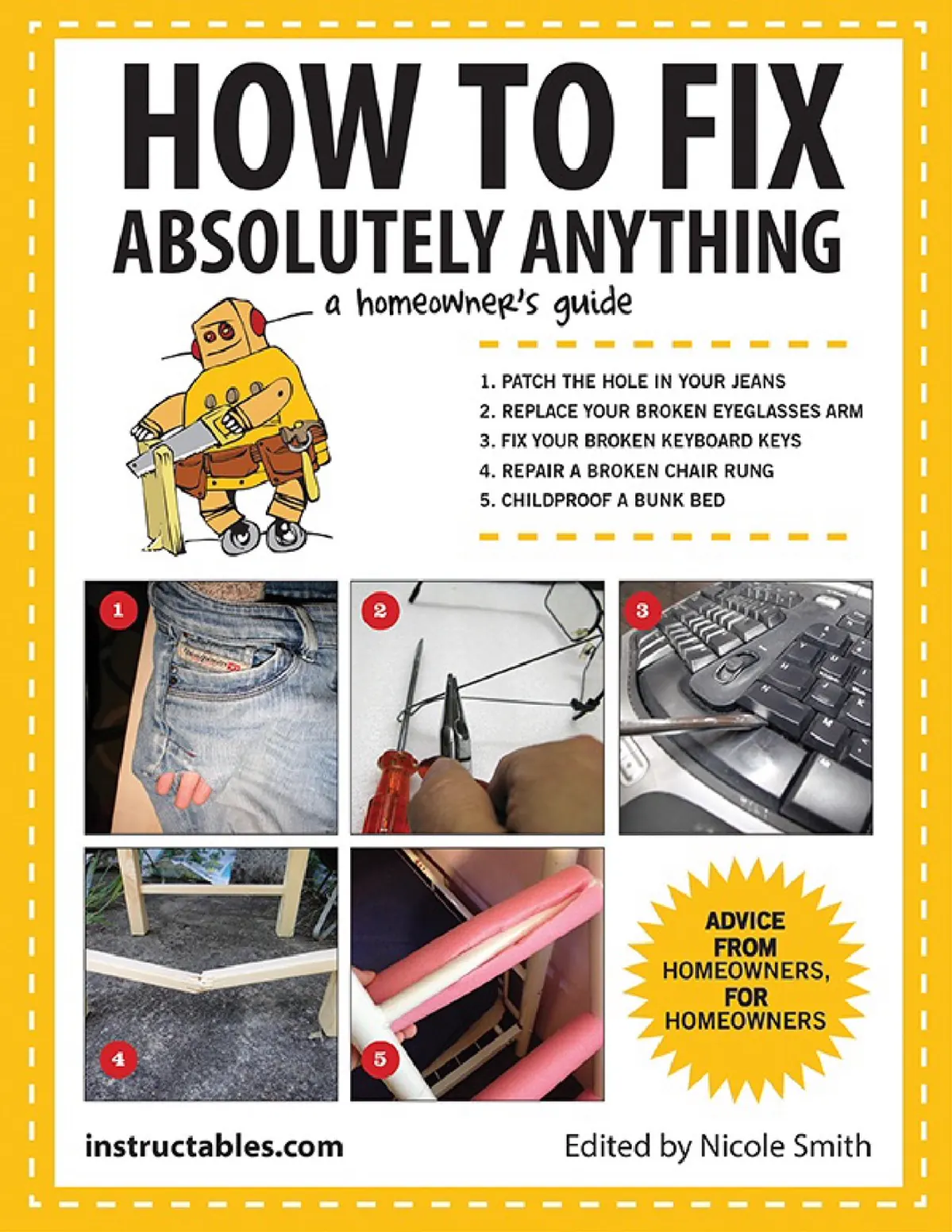 How To Fix Absolutely Anything A Homeowners Guide published cover