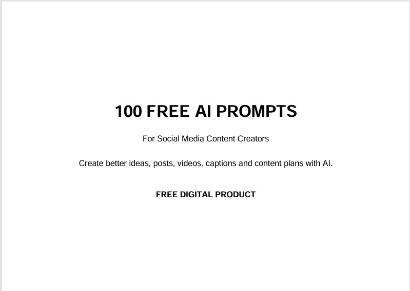 100_Free_AI_Prompts_for_Social_Media preview