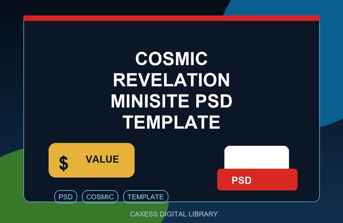 Cosmic Revelation Minisite PSD Template document preview