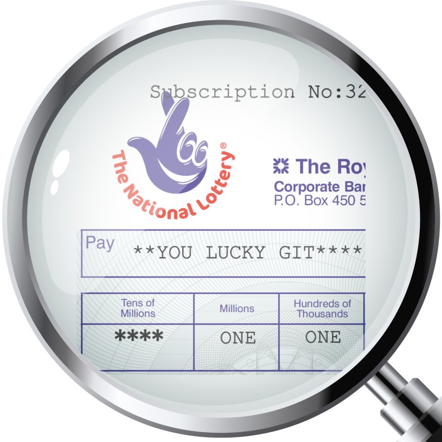 National Lottery Cheque preview