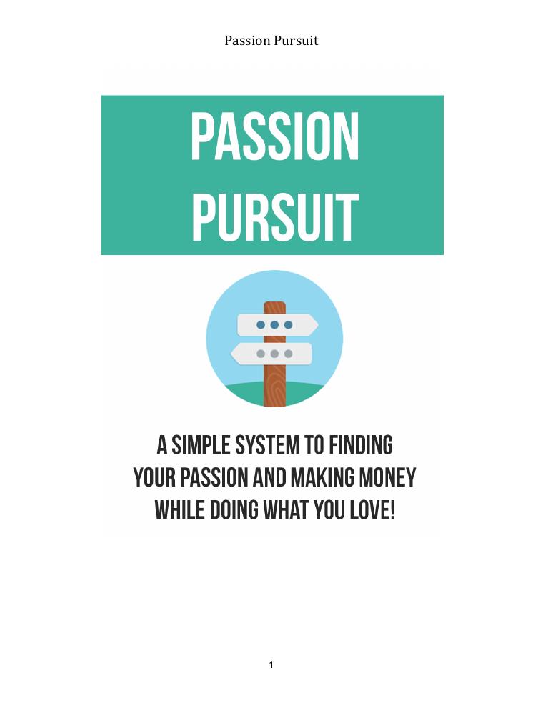 Passion Pursuit document preview
