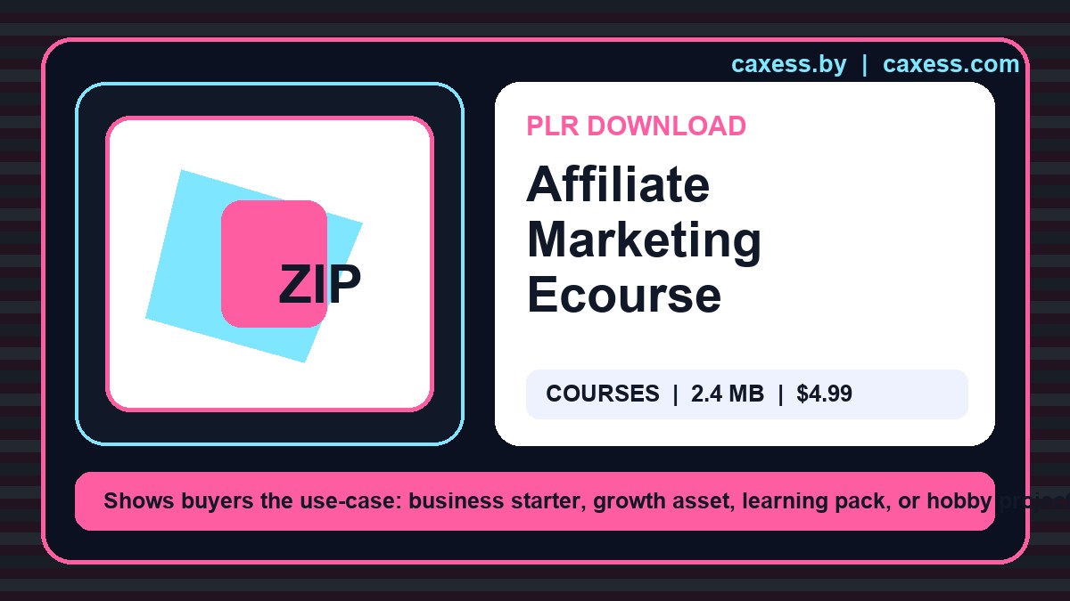 Affiliate Marketing Ecourse document preview