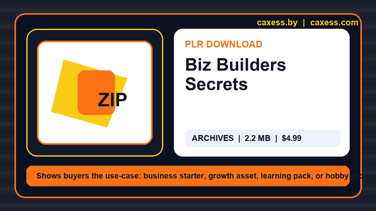 Biz Builders Secrets document preview