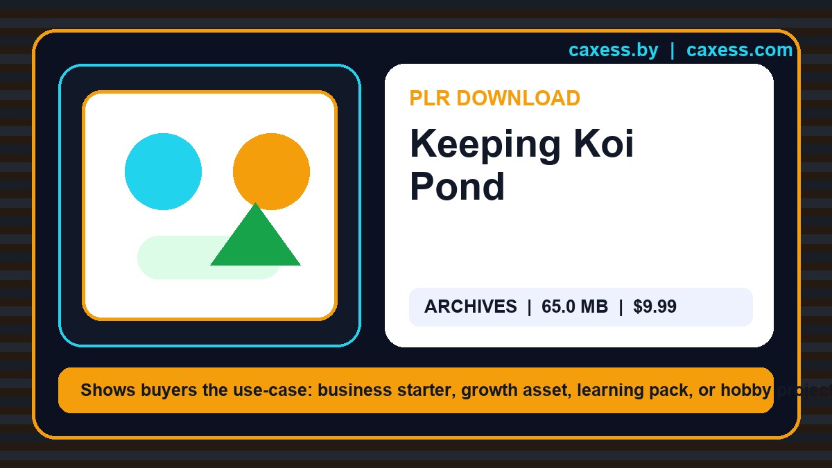 Keeping Koi Pond document preview