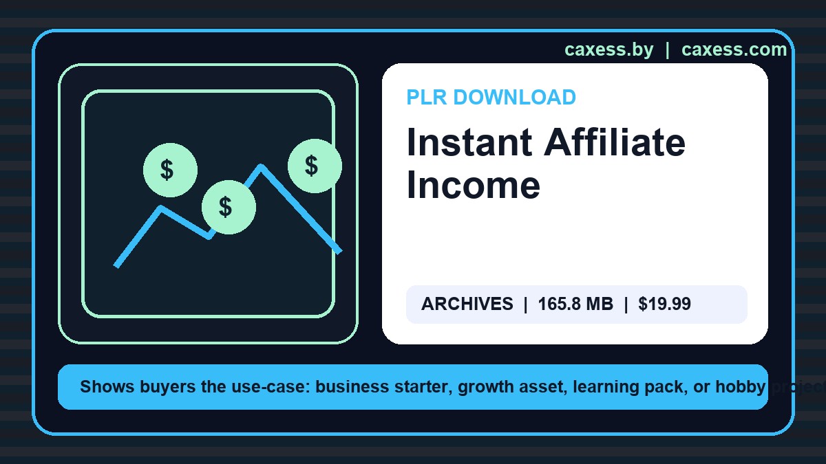 Instant Affiliate Income document preview