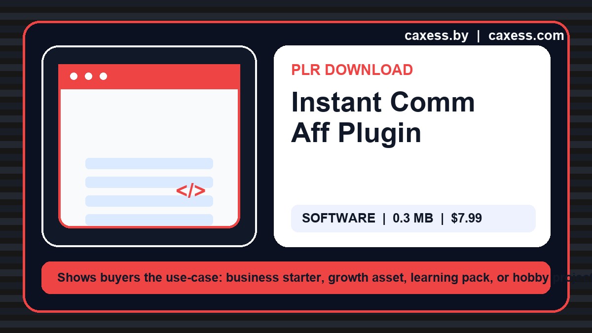 Instant Comm Aff Plugin document preview