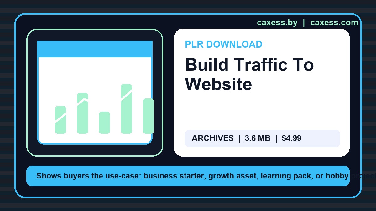 Build Traffic To Website document preview