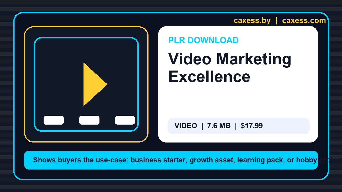 Video Marketing Excellence document preview