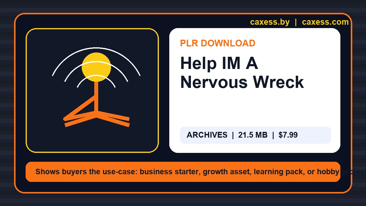 Help IM A Nervous Wreck preview
