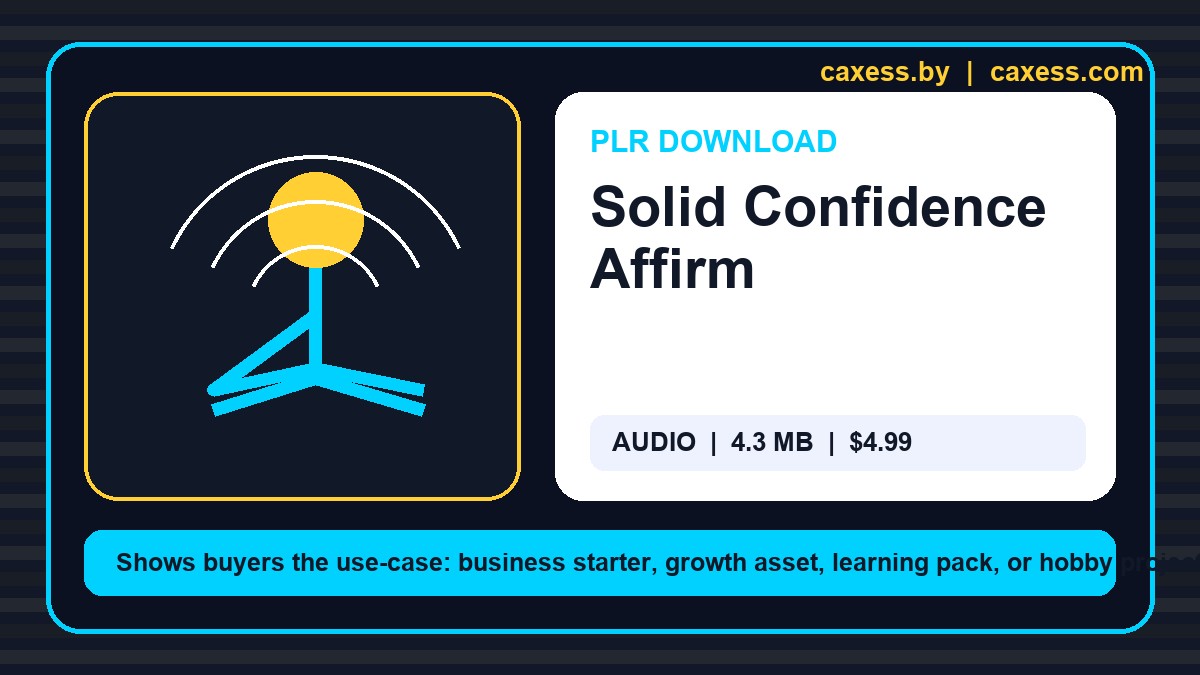 Solid Confidence Affirm preview