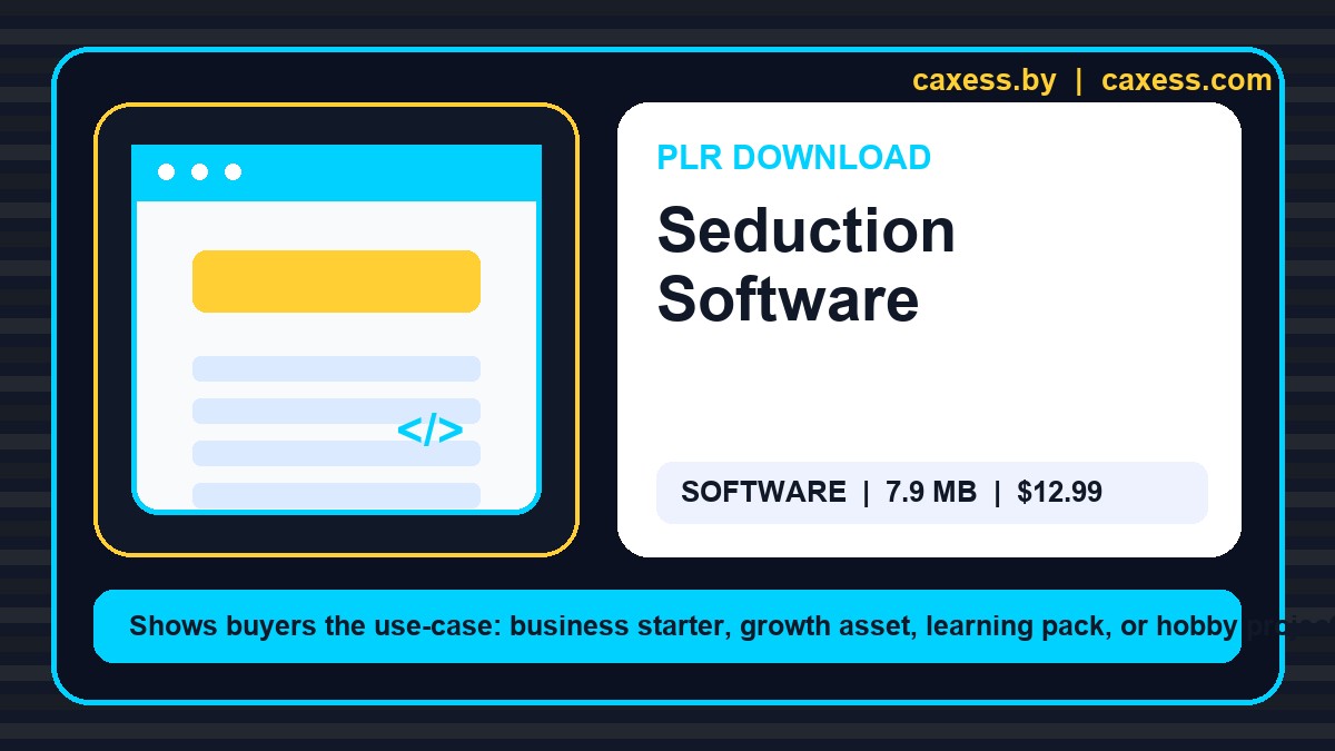 Seduction Software preview