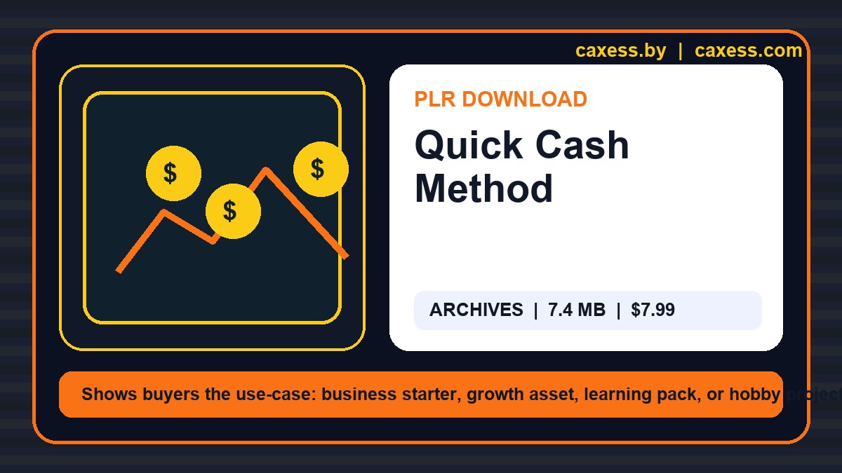 Quick Cash Method preview