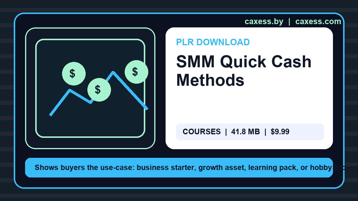 SMM Quick Cash Methods document preview