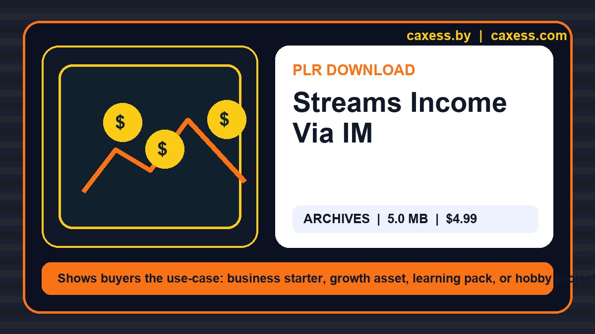 Streams Income Via IM document preview