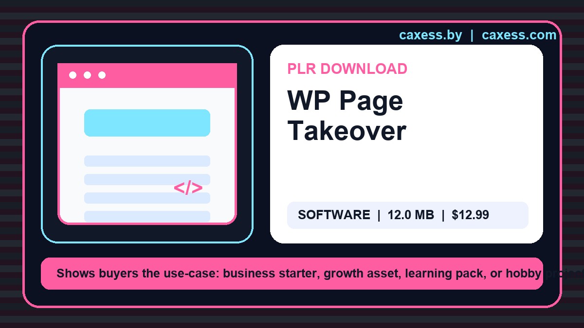 WP Page Takeover document preview