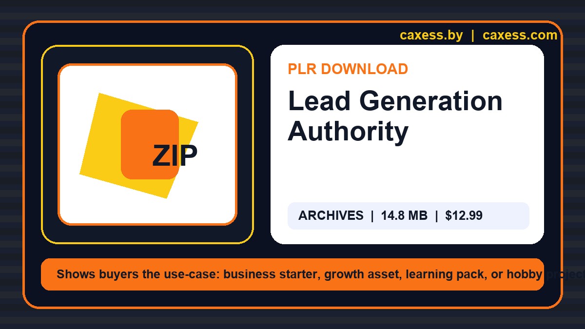 Lead Generation Authority document preview