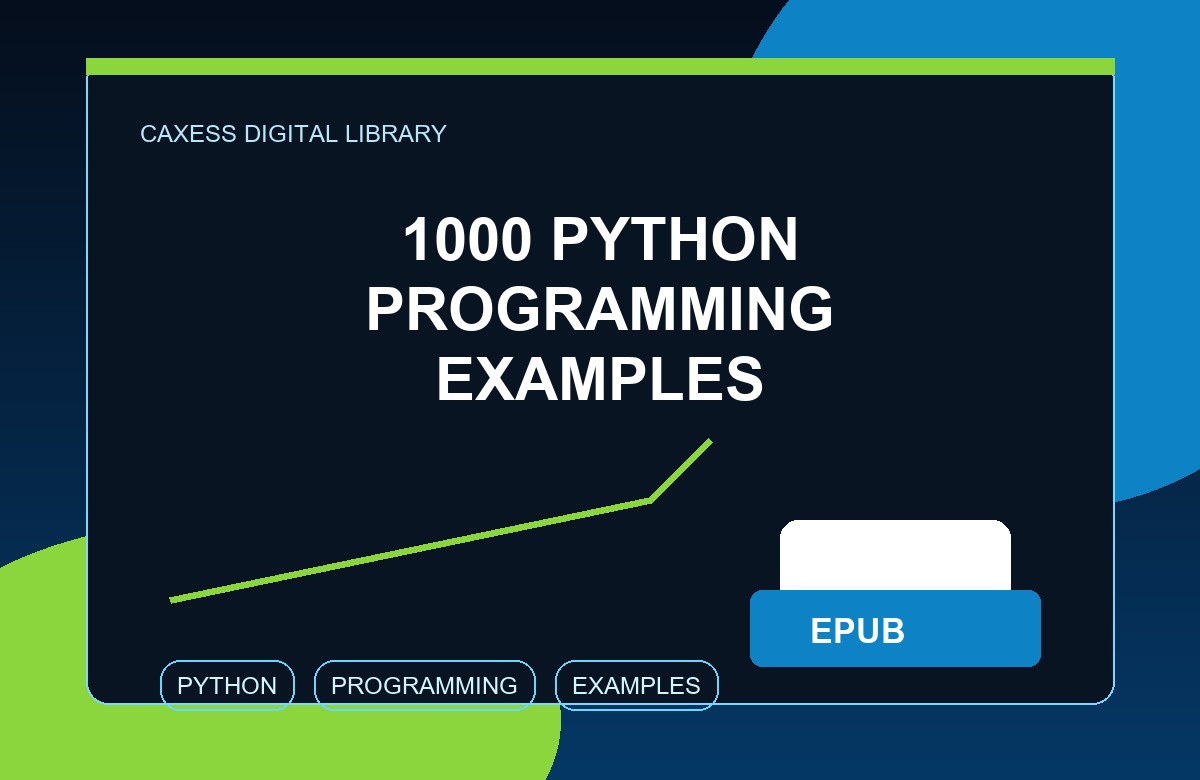 1000 Python Programming Examples preview