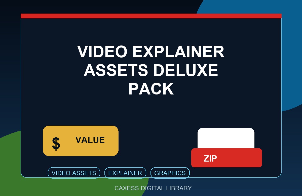 Video Explainer Assets Deluxe Pack document preview